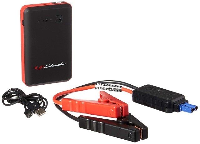 Portable battery booster pack