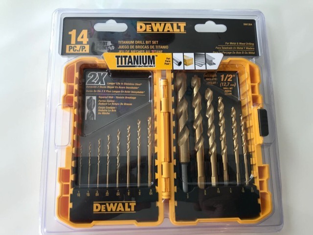 Dewalt industrial cobalt drill bits