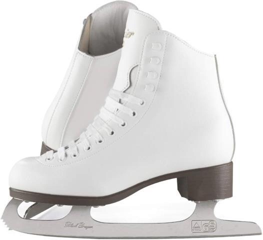 Figure skates blanc