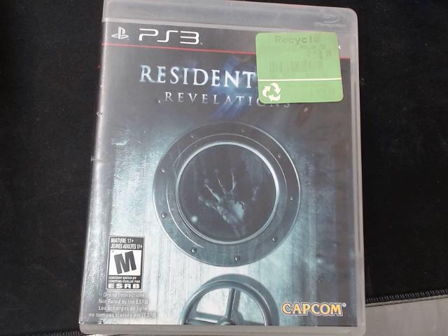 Jeu ps3 resident evil revelations