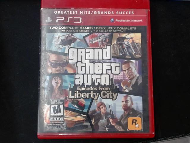 Jeu ps3 grand theft auto liberty city