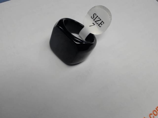 Bague en stainless noir