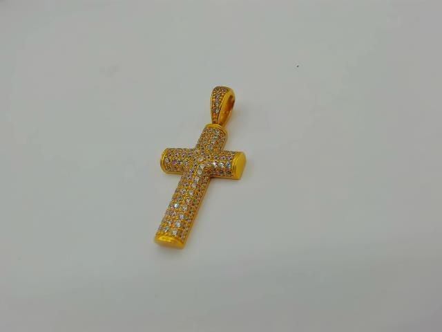 BRELOQUE CROIX EN OR 10KT