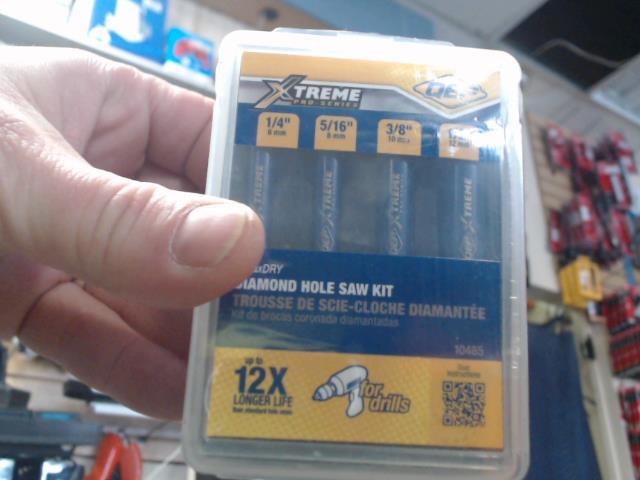 Kit holesaw ceramic