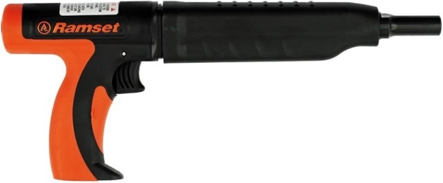 Powder actuated gun, trigger, 22 caliber