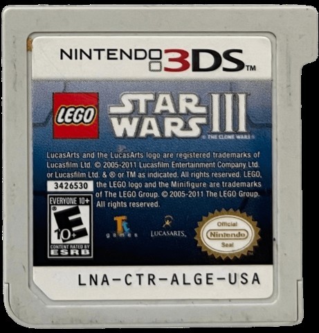 Nintendo 3ds lego star wars iii