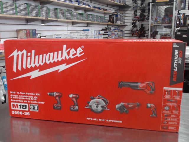 Kit 6 outils milwaukee neuf