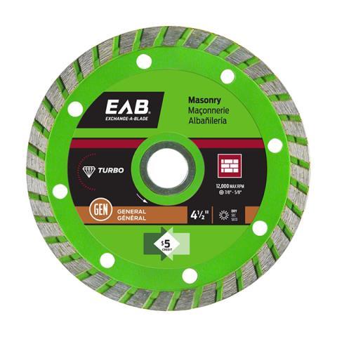 Masonry 4 1/2 cutter blade