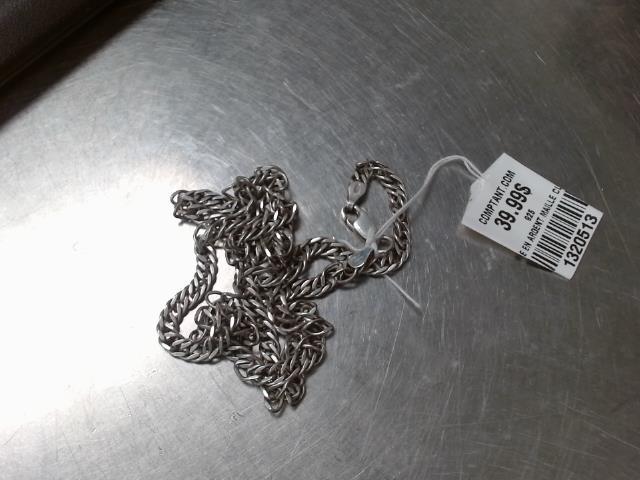 Chaine en argent maille cubique
