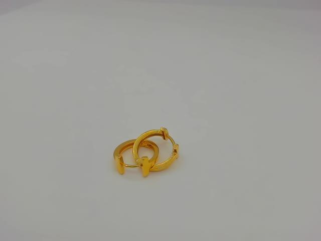BOUCLES D OREILLES EN OR 10KT
