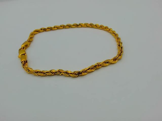 BRACELET TORSADE EN OR 10KT