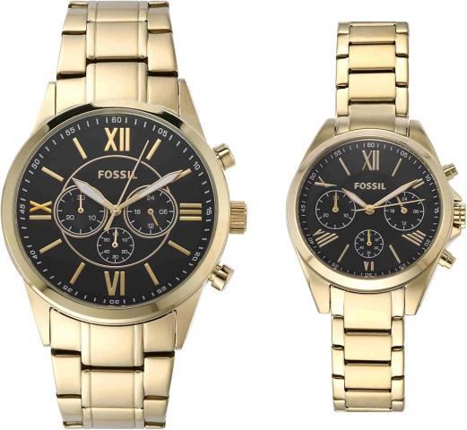 Montre fossil dorree
