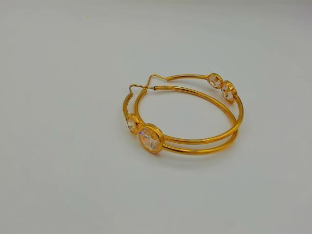 BOUCLES D OREILLES EN OR 10KT