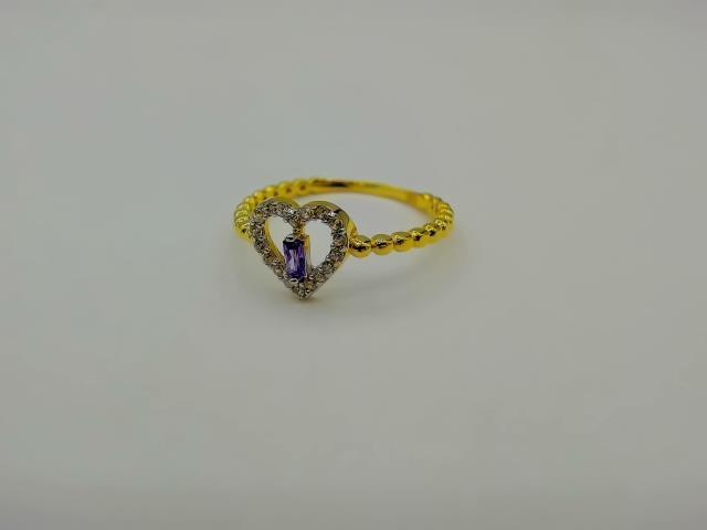 BAGUE EN OR 10KT NEW