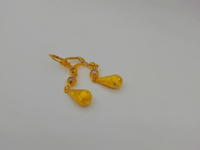 BOUCLES D OREILLES EN OR 14KT