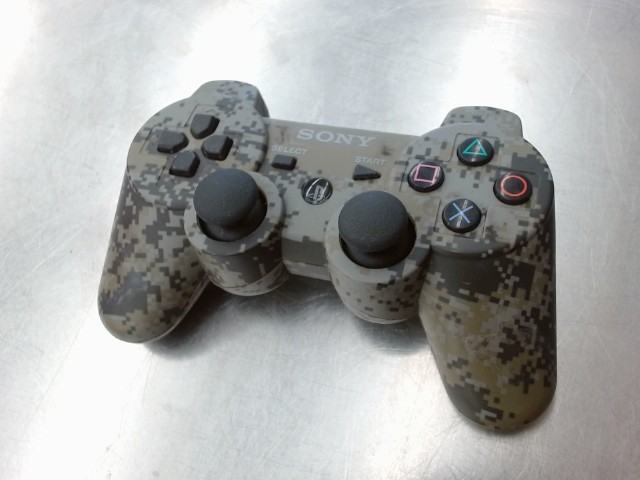 Manette de ps3 camo verte