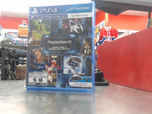 Playstation vr disque de demo 3