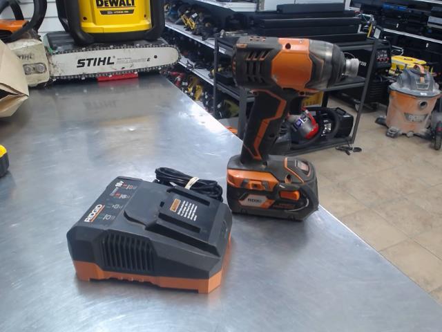 Impact ridgid + batt charg