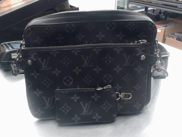 Sac louis vuitton 3 pieces cuir noir