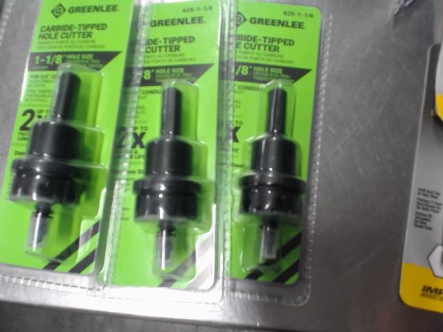 Greenlee carbide -tipped hole cutter