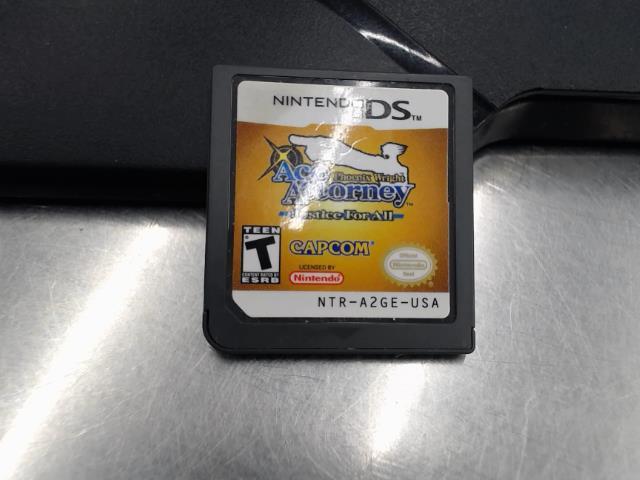 Jeu nintendo ds ace attorney justice 4 a