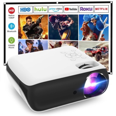 Projecteur 1080p avec telecommande