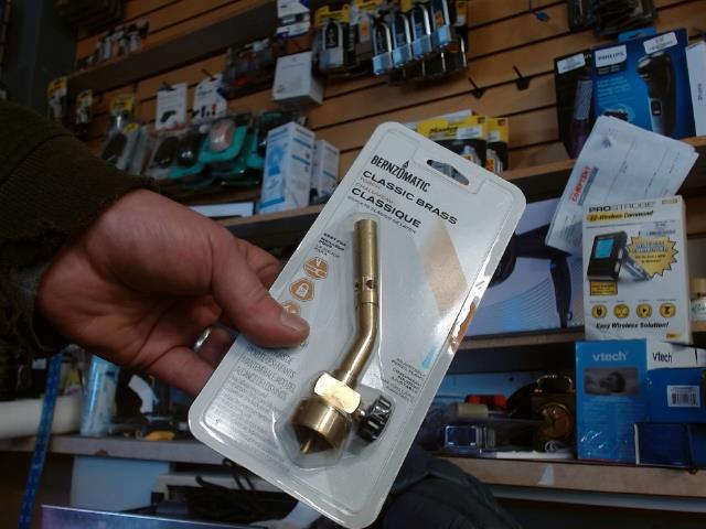 Brass pencil flame