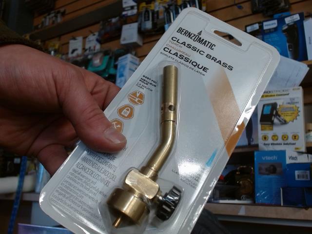 Brass pencil flame