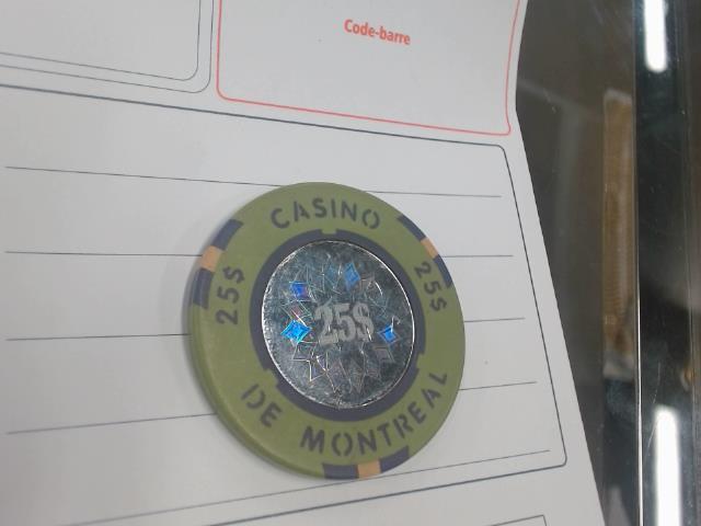Jeton casino montreal edition special 25