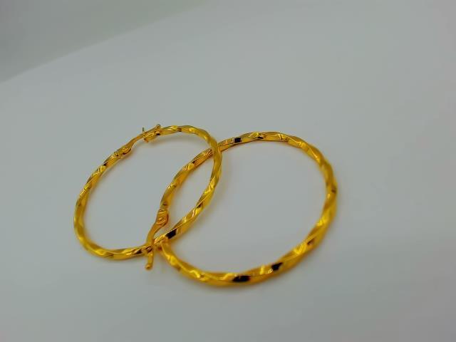 BOUCLES D OREILLES EN OR 10KT