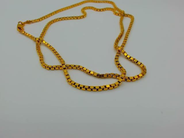 CHAINE BOX EN OR 10KT
