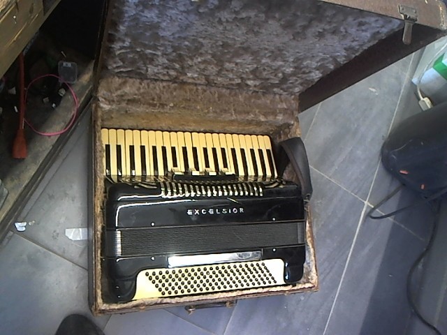 Vintage accordeon excelsior in case used