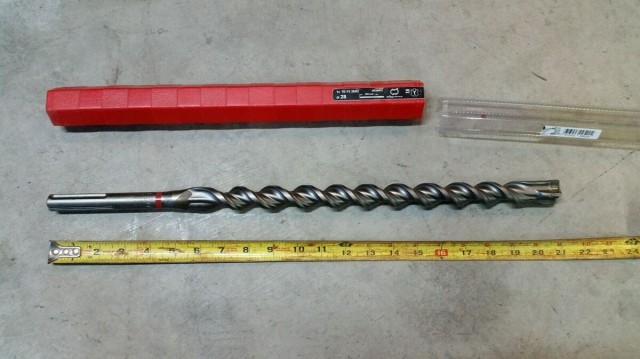Te-yx 28/52 400mm sds hammer drill bit