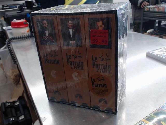 Collection le parrain sur vhs neuf