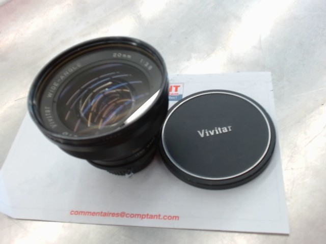 Lentille pour camera 20mm 1:3:8