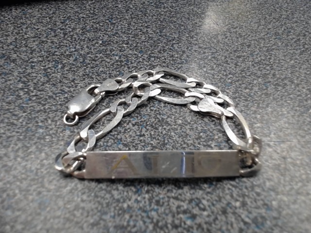 Bracelet en argent ali avec heart