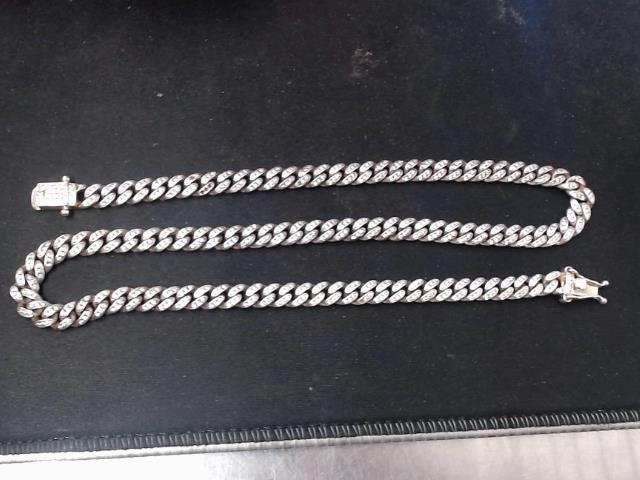 Chaine argent cuban link stamp 925