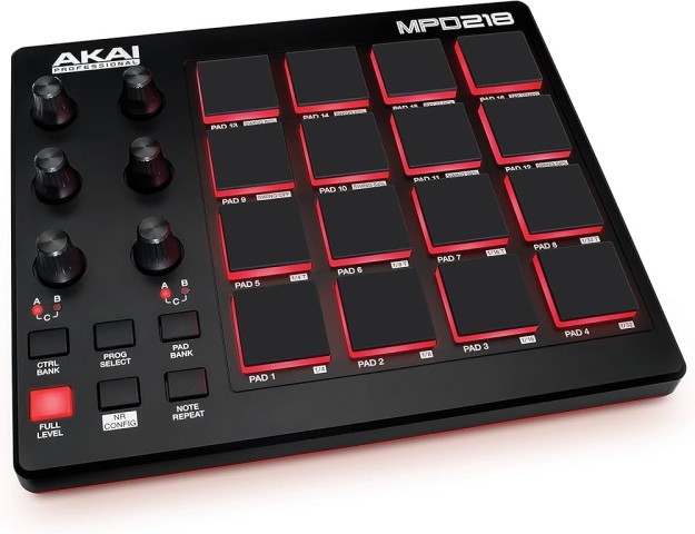 Midi pad controller with 16 mpc pads