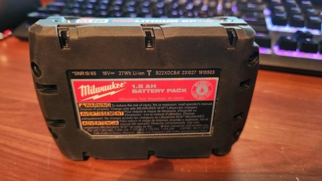 Batterie milwaukee 1.5ah m18