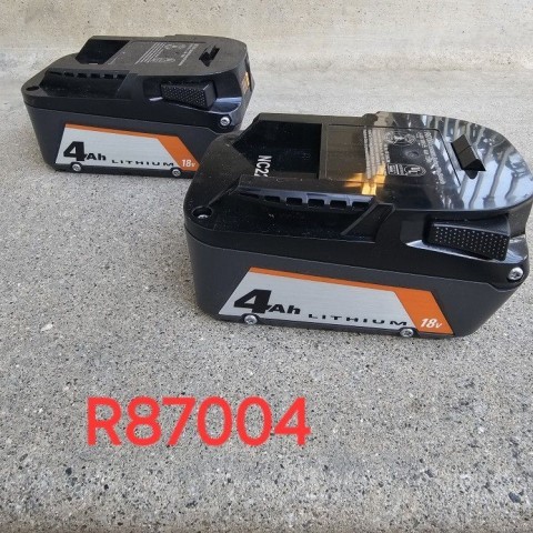 Batterie ridgid 18v 4.0ah
