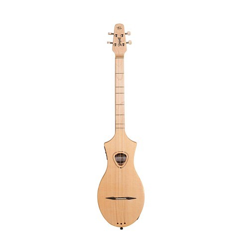 Natural spuce acoustic 4 sting guitare