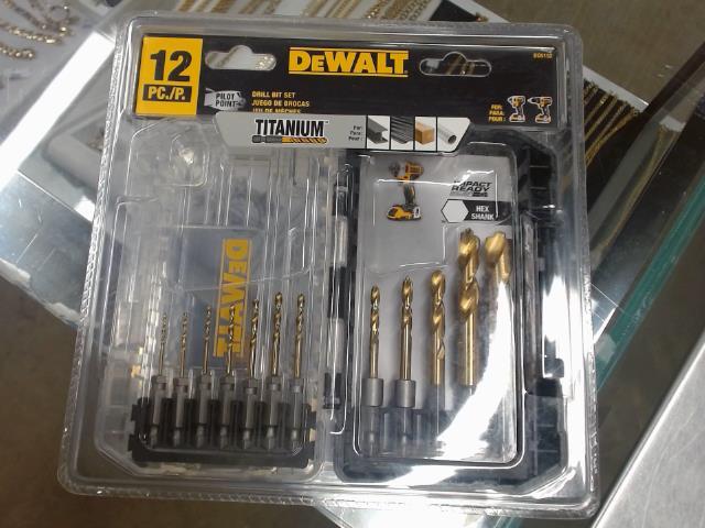 Dewalt 12 pc. drill bit set