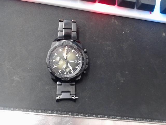 Montre fossil noire vert