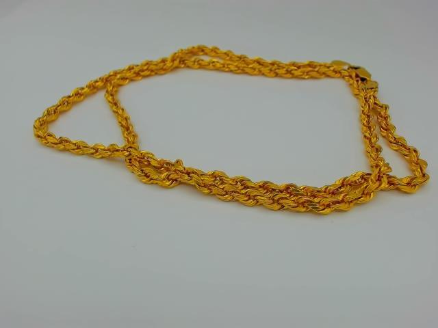 CHAINE TORSADE OR 10KT