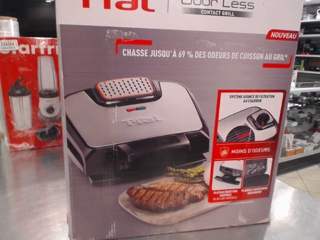 Odor less contact grill