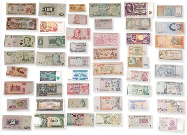 Monnaie timbre et billets du monde