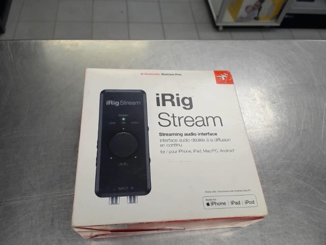 Irig stream inbox