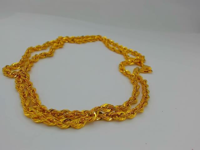 CHAINE TORSADE EN OR 10KT