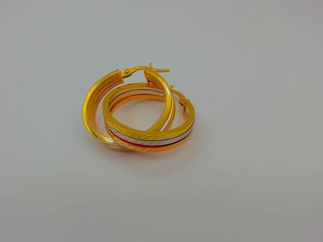 BOUCLES D OREILLES EN OR 10KT
