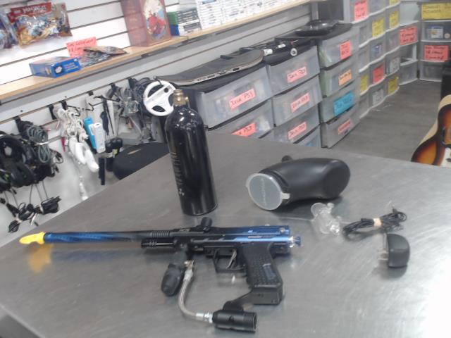 Gun paintball+bonbonne+reservoir+charge